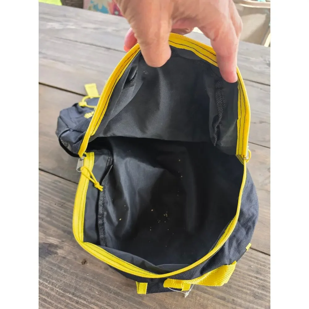 Black n yellow Backpack